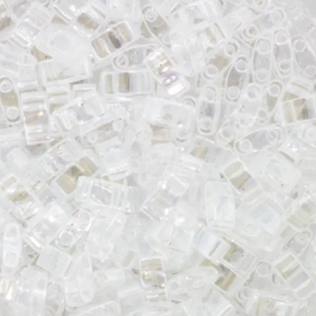 Χάντρα Miyuki Half Tila No160 Crystal Luster ~7gr