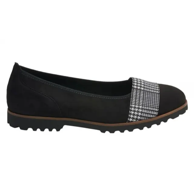 Gabor Μπαλαρίνες Γυναικείο microvelour Μαύρο GAB/54106 40-SCHWARZ COMB - 36
