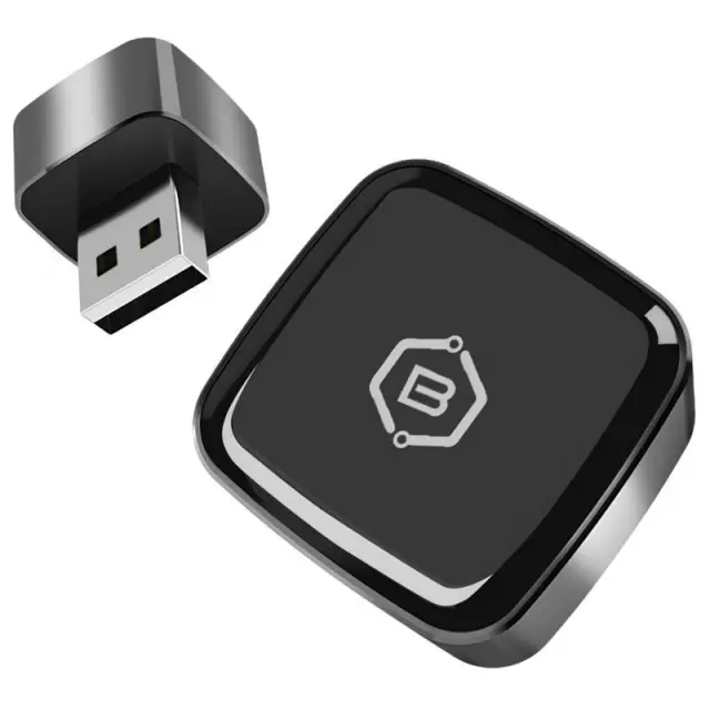 Ασύρματος Προσαρμογέας Blavec BCP-03 Carplay/ Android Auto με Bluetooth Wi-Fi USB A & USB C Adapter Μαύρο N71059