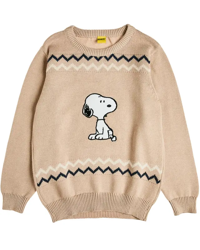 Πουλόβερ Snoopy με κέντημα