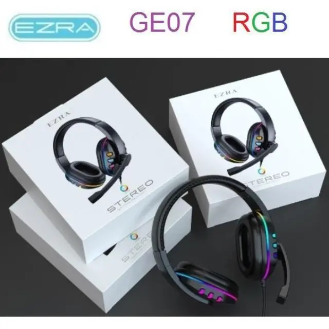 Ezra GE07 Over Ear Gaming Headset με σύνδεση 3.5mm / USB 3