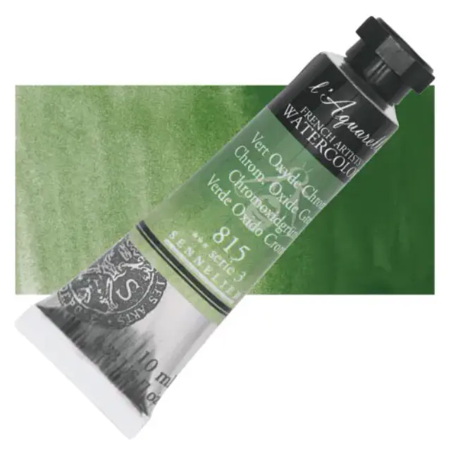 Χρώμα Ακουαρέλας Sennelier l Aquarelle Σωληνάριο 10ml - 815 Chromium Oxide Green
