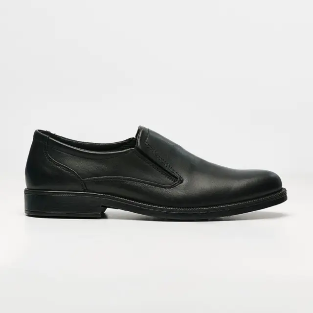 Imac Μοκασίνια-Loafers Ανδρικό δέρμα Μαύρο IMA/650100 VITELLO/NERO