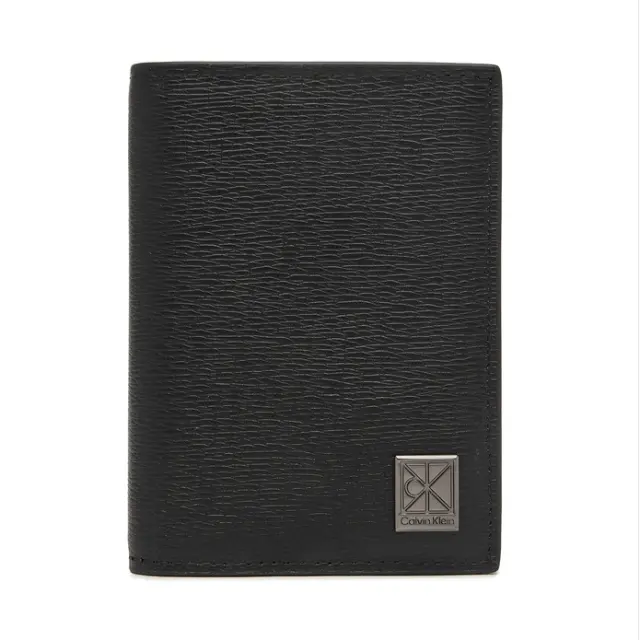 Ανδρικό Δερμάτινο Πορτοφόλι Calvin Klein LV04D1281G-UB1 Μαύρο Μαύρο - One Size