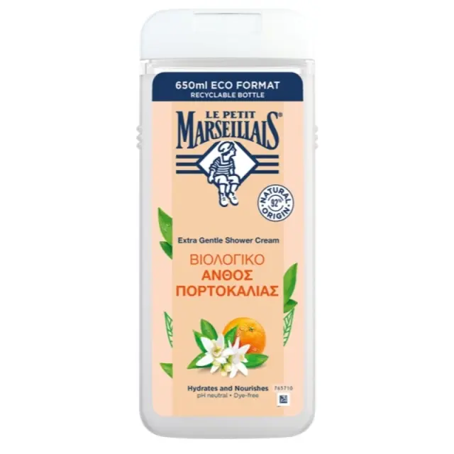 Le Petit Marseillais Κρεμοντούζ Άνθη Πορτοκαλιάς 650ml