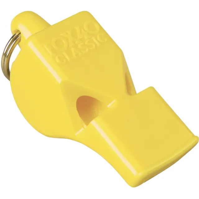 Σφυρίχτρα FOX40 CLASSIC SAFETY Κίτρινη Με Κορδόνι