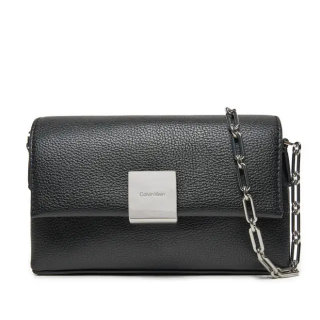 Γυναικεία Τσάντα Χιαστί Calvin Klein K60K612785 BEH Μαύρη Μαύρο - One Size