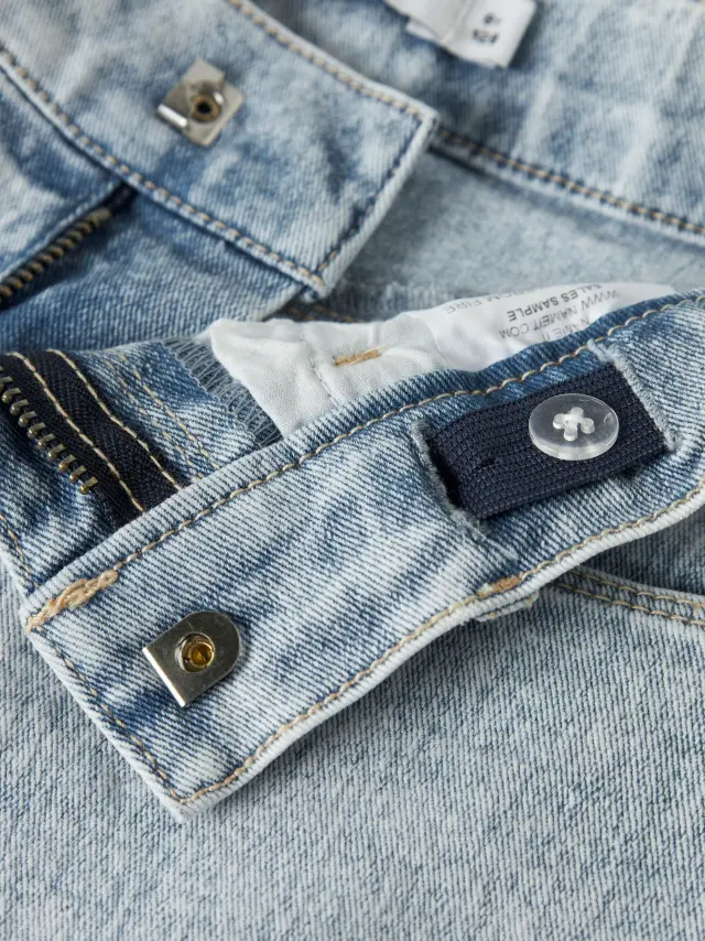 Name It Σορτς κοριτσίστικο υφαντό Μπλε NKFROSE HW MOM DNM SHORTS 8222-YA NOOS - 13197313 2