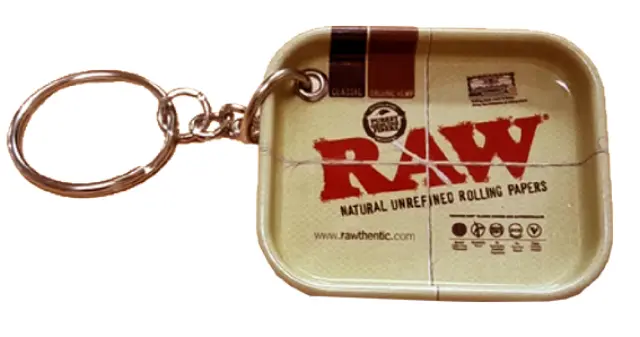Raw Keychain Miniature Tray Μεταλλικό Μπρελόκ 4.5x3.5cm