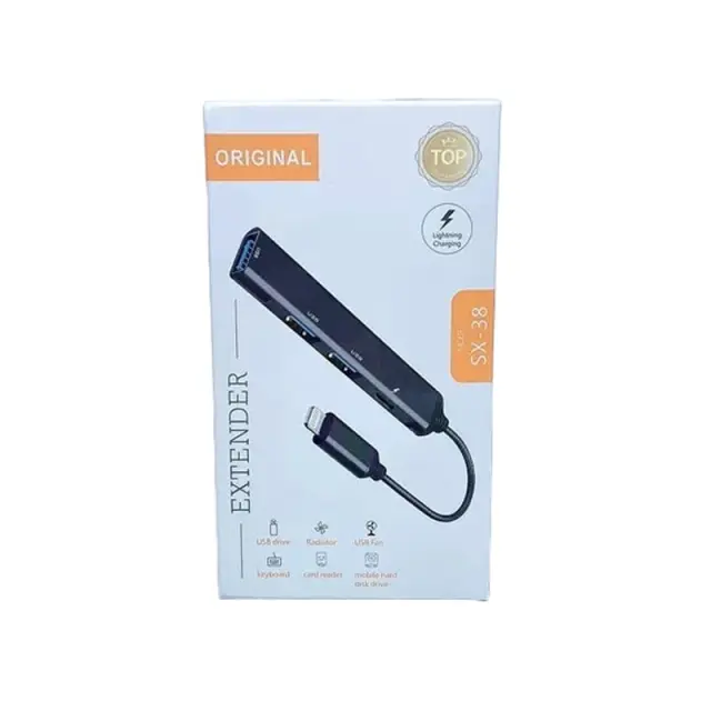 Original SX-38 Extender πολλαπλών Χρήσεων Lightning για iOS - Multifunctional Extender Lightning Charging z030164 3