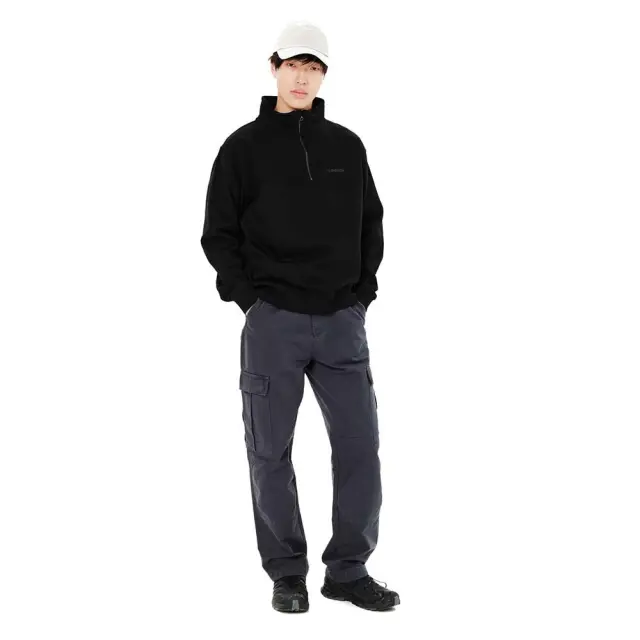 Emerson Men's Half Zip Sweat (262.EM20.300-Black) - Μαύρο 2