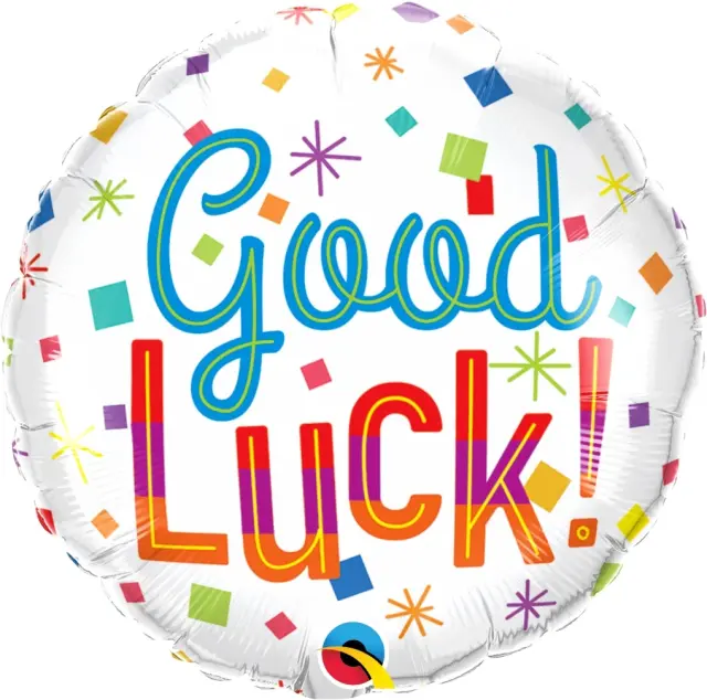 Μπαλόνι Φοιλ 18 Good Luck Colorful Confetti /46 εκ
