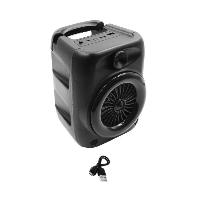Φορητό Ασύρματο Ηχείο 3″ Bluetooth FM, USB, TF, AUX 15W με TWS BT-1819 Μαύρο