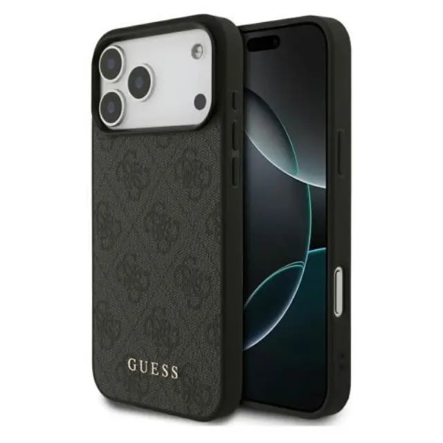 Θήκη PU Guess Apple iPhone 18 Pro Max/ 17 Pro Max Hardcase Classic Logo 4G Μαύρο N68999