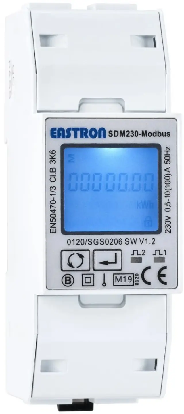 Eastron Electricity meter SDM230 Modbus, 1 phase