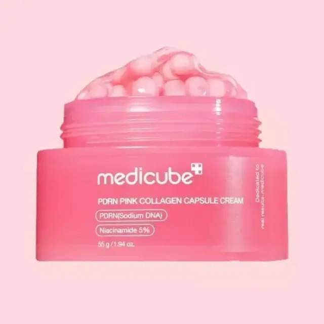 Medicube PDRN Pink Collagen Capsule Cream Κρέμα Προσώπου με PDRN, Κολλαγόνο & 5% Νιασιναμίδη 55g 2