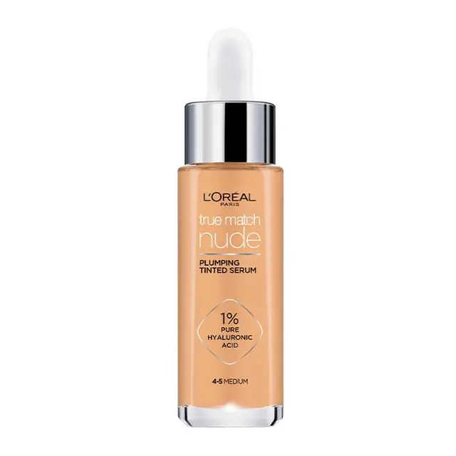 L'Oreal Foundation True Match Nude Plumping Tinted Serum 30ml - Medium