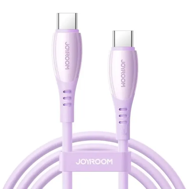 Joyroom® - Vibrant Series Καλώδιο USB-C σε USB-C 60W 1.2m- Purple.