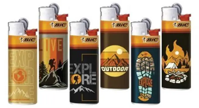 Bic Mini Αναπτήρας Πέτρας - Μικρός Explore Design