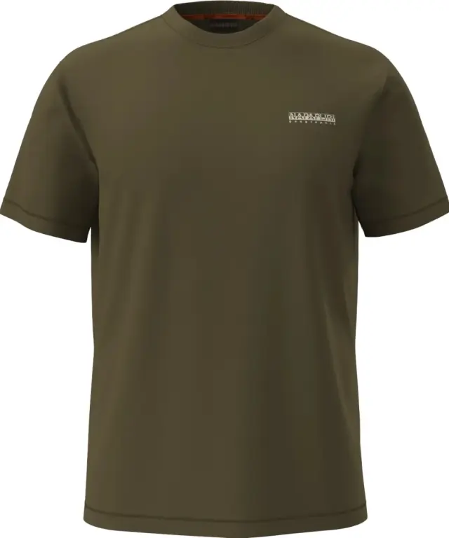 Napapijri - Ανδρικό T-shirt S Smallbox Regular Fit NP0A88TR-G3A Λαδί - M 3