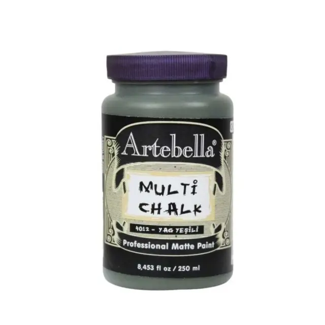 Artebella Χρώμα Κιμωλίας Multi Chalk - 4012 Oil Green - 250ml