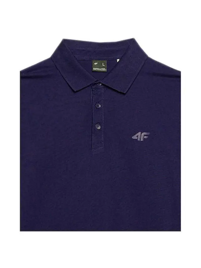 4F T-shirt Polo Navy 4FWSS24TPTSM130-31S - 2XL 3