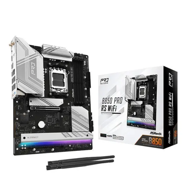 ASRock Motherboard B850 Pro RS WIFI (90-MXBQL0-A0UAYZ)