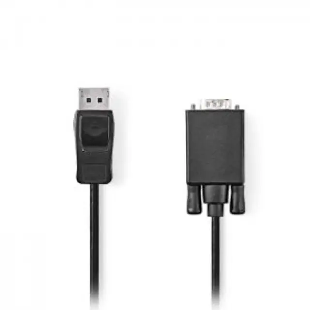 Καλώδιο εικόνας DisplayPort αρσ. - VGA αρσ., 2.00m σε μαύρο χρώμα. 2