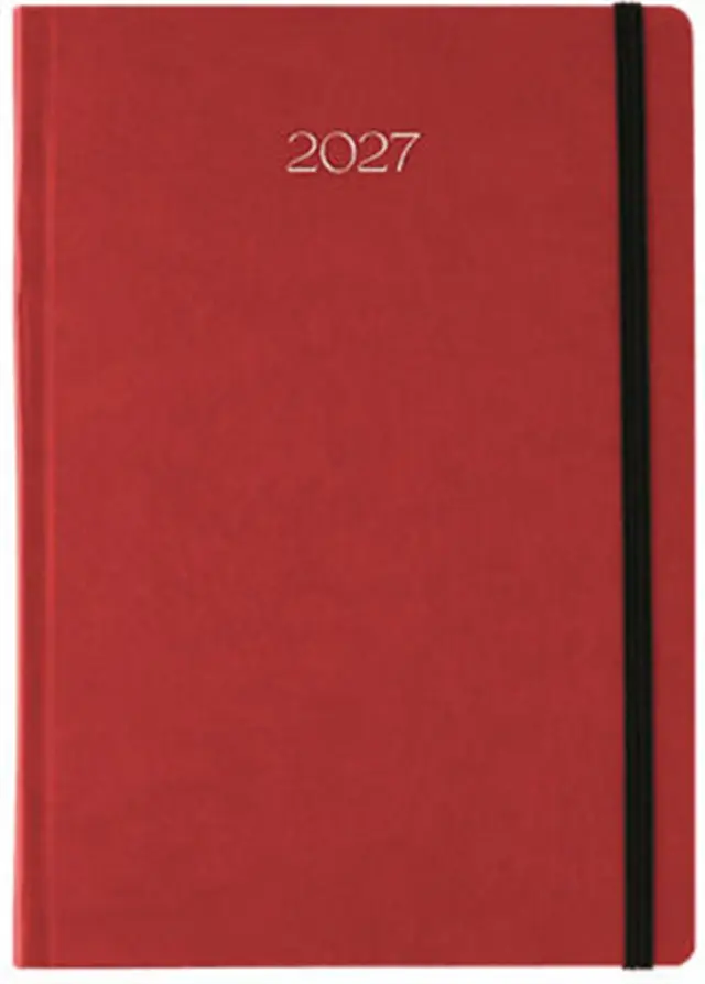 Ημερήσιο Ημερολόγιο 2027 Eleganta Κόκκινο 14x21cm / 72193f (Linardatos Publishers)