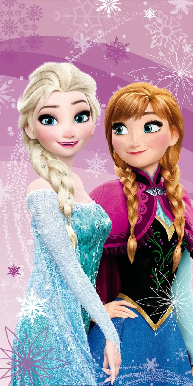 Πετσέτα Λουτρού 70x140 Παιδική 320gsm Viopros Frozen 48 Λιλά 100% βαμβακερό