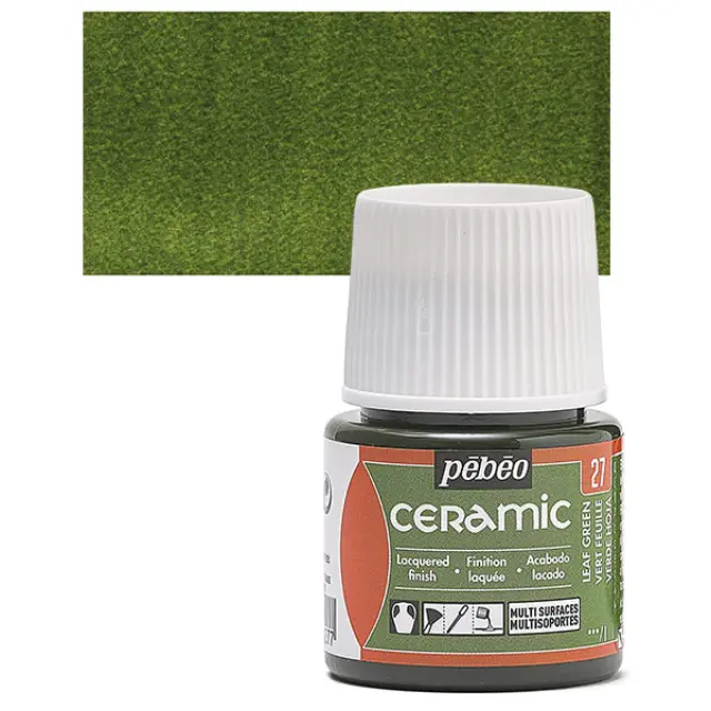 Pebeo Ceramic Καλυπτικό Σμάλτο - 27 Leaf Green - 45ml