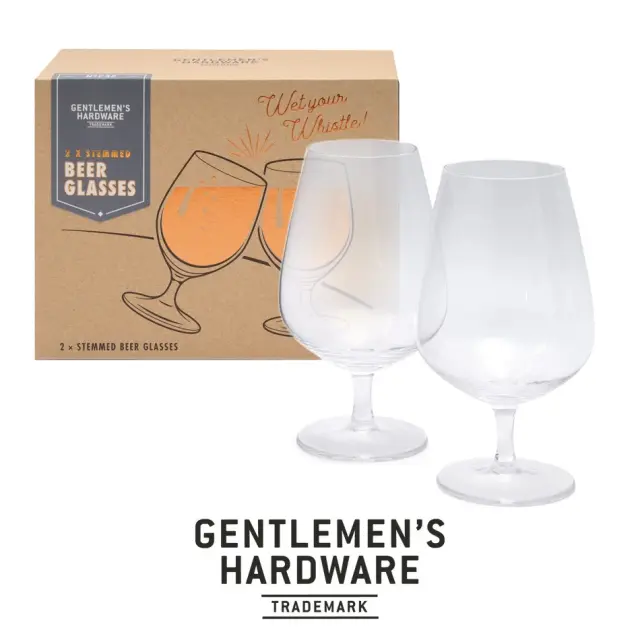 Gentlemen's Hardware® Σετ 2 Ποτήρια Tulip Μπύρας 230ml