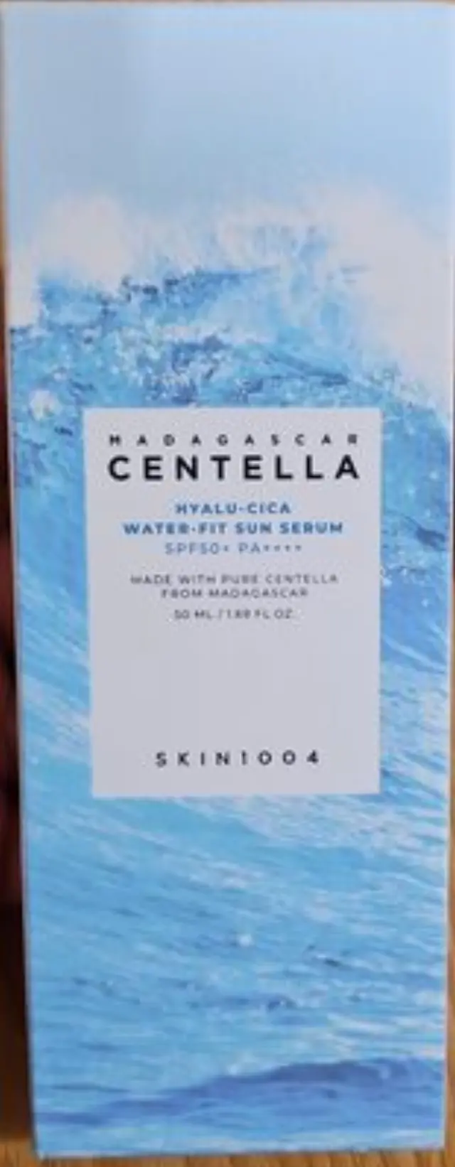 Skin1004 Madagascar Centella Hyalu-Cica Water-Fit Sun Serum SPF50+ PA++++ – Αντηλιακό με υαλουρονικό κ σεντελα ασιάτικα