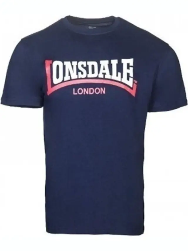 LONSDALE LOGO TWO TONE ΑΝΔΡΙΚΗ ΜΠΛΟΥΖΑ BLUE