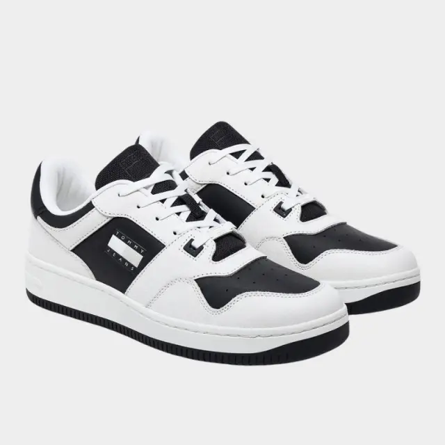 Tommy Hilfiger - Ανδρικά Sneakers Retro Basket Cupsole Tumble EM0EM01513-YBL Λευκό - 46 2