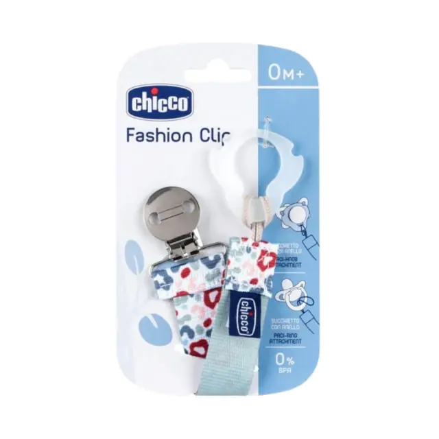 Chicco Fashion Clip 0m+ Ουδέτερο Σχέδιο 1τμχ