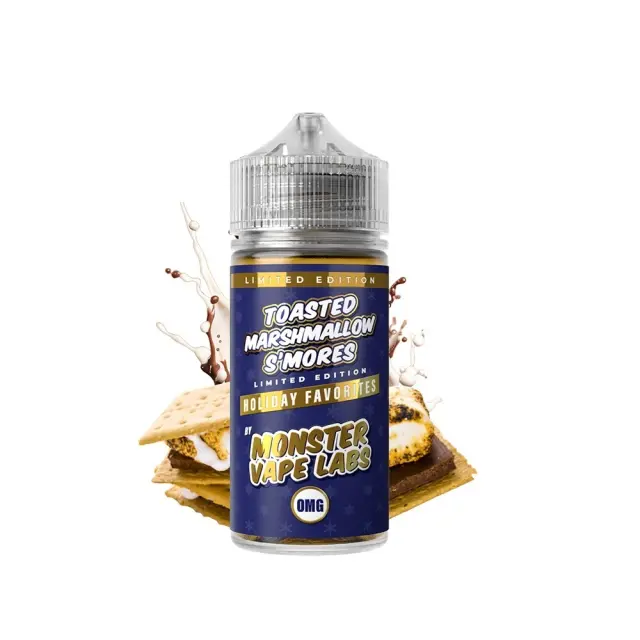 Toasted Marshmallow S'mores 30ml (120ml) - Monster Vape Flavorshots