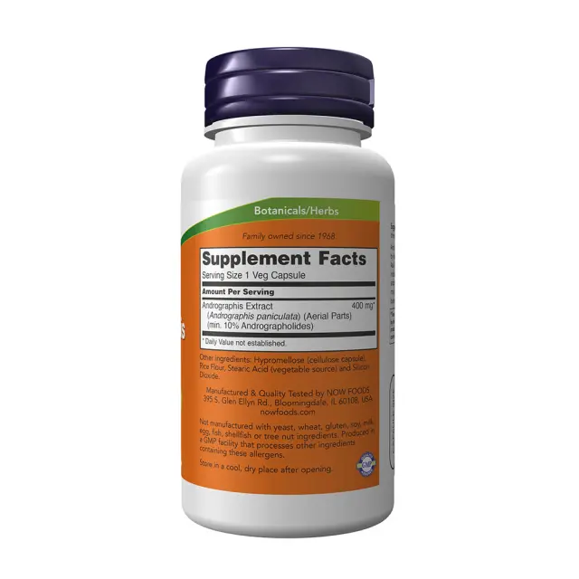 Now Foods Andrographis Extract 400 mg 2