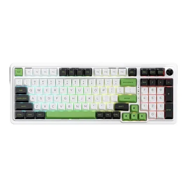 Redragon Gaming Keyboard Eisa Max K686WBG-RGB-MAX Mint Mambo White (K686WBG-RGB-MAX)