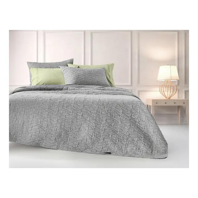 ΣΕΤ ΚΟΥΒΕΡΛΙ KING SIZE (250×240) ΜΕ ΜΑΞΙΛΑΡΟΘΗΚΗ (50×50) SHADOW GREY GUY LAROCHE