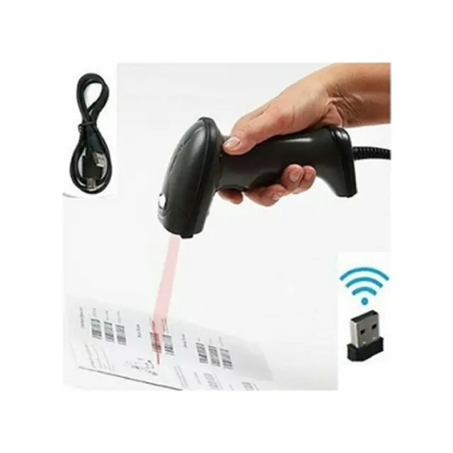 Andowl Q-A203 Scanner Χειρός Ασύρματο με Δυνατότητα Ανάγνωσης 1D Barcodes 2