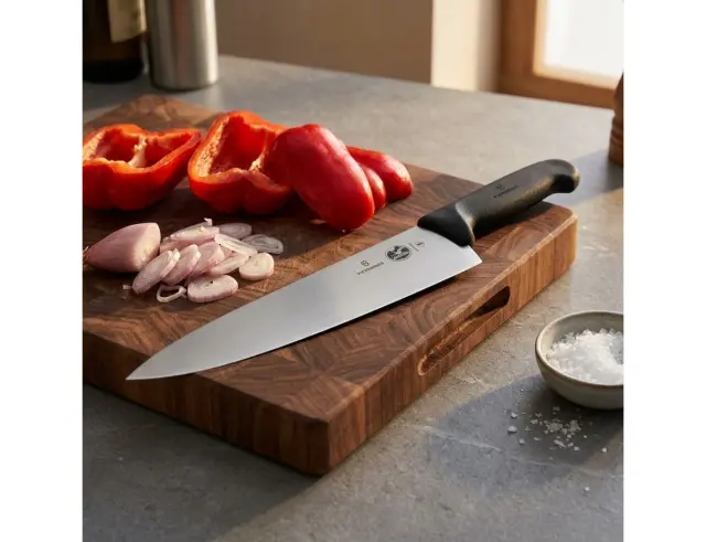 Μαχαίρι Chef Victorinox Fibrox με μήκος λεπίδας 28cm - Black5.2003.28