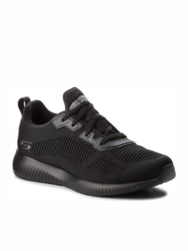 Skechers Bobs Squad Tough Talk Γυναικεία Αθλητικά Παπούτσια Running Μαύρα 32504 - 36 2
