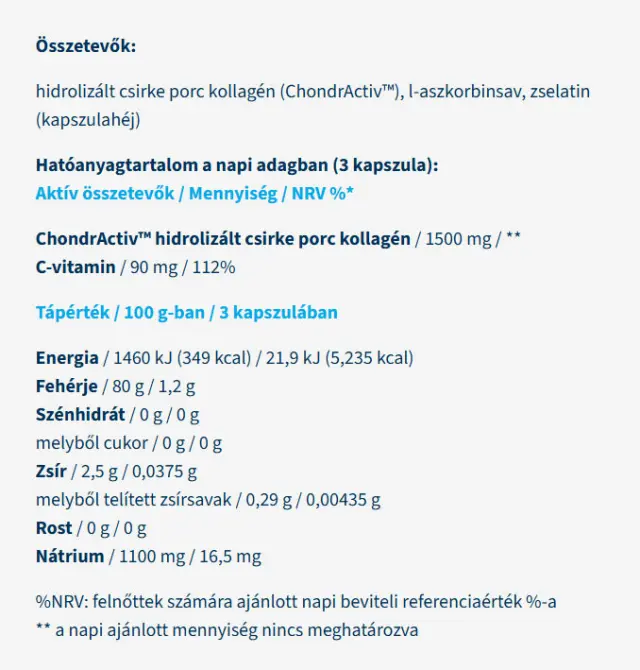 USA medical ChondrActiv™ Type II Collagen 2