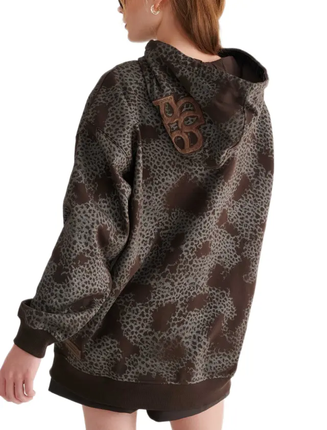 Attrattivo γυναικεία φούτερ μπλούζα animal print 9923960-1 2