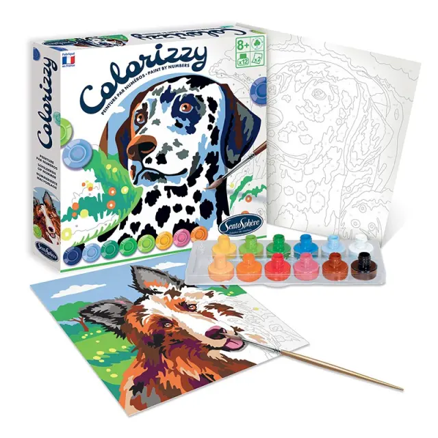 SentoSphere Colorizzy Paint by Numbers - Dogs (8+ ετών) 028-4510 2
