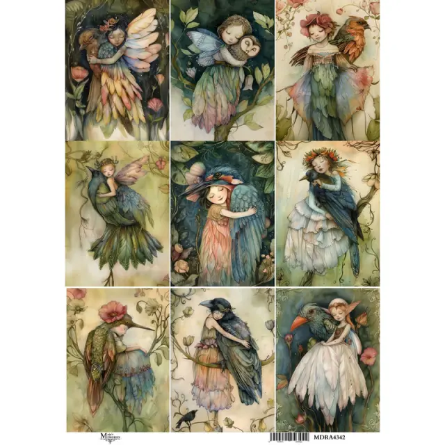 Ριζόχαρτο Maja's Memories, 22.5x32cm, Κάρτες με πορτρέτα, MDRA4342