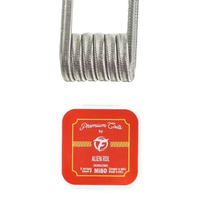 Alien RDL Premade Coils Ni80 3mm 0.50Ω (10τμχ) - Fumytech