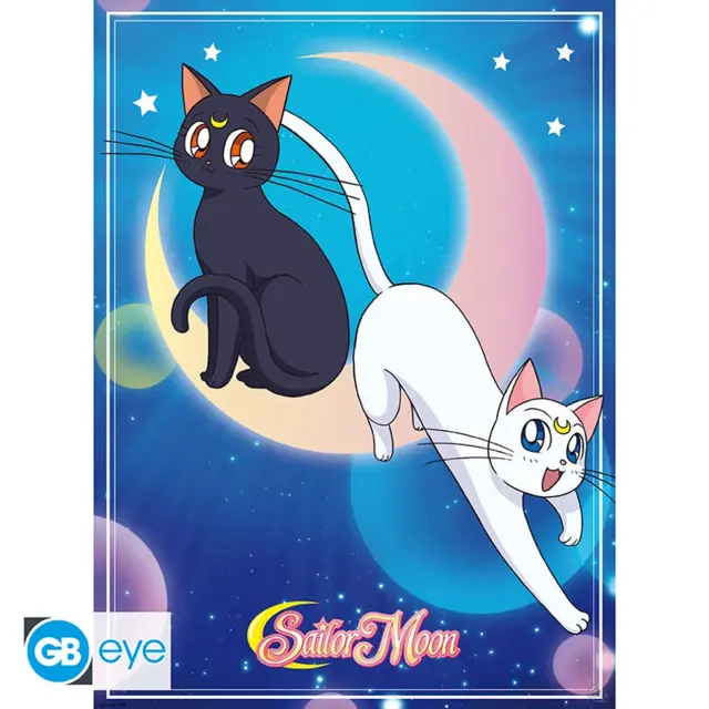 Σετ 2 Αφίσες SAILOR MOON - Set 2 Posters Chibi 52x38 - Sailor Moon & cats GBYDCO680 3