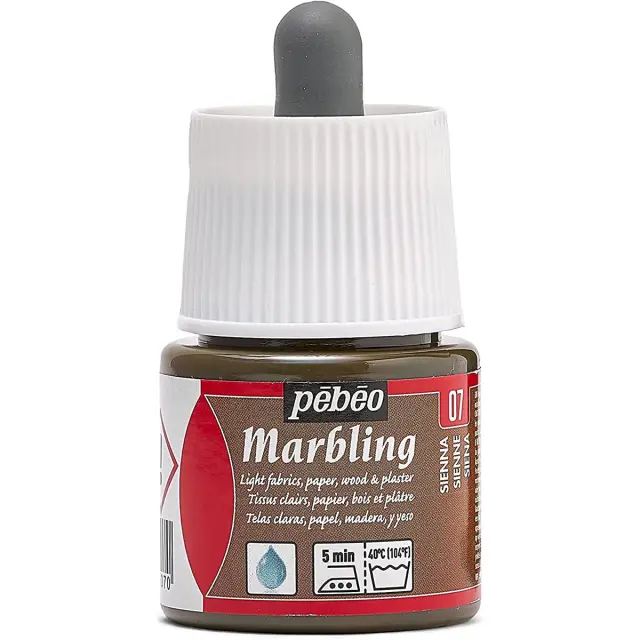 Pebeo Marbling Χρώμα Μαρμαρογραφίας - 07 Sienna - 45ml